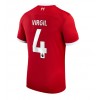 Liverpool Virgil van Dijk #4 Hemmatröja 2023-24 Korta ärmar
